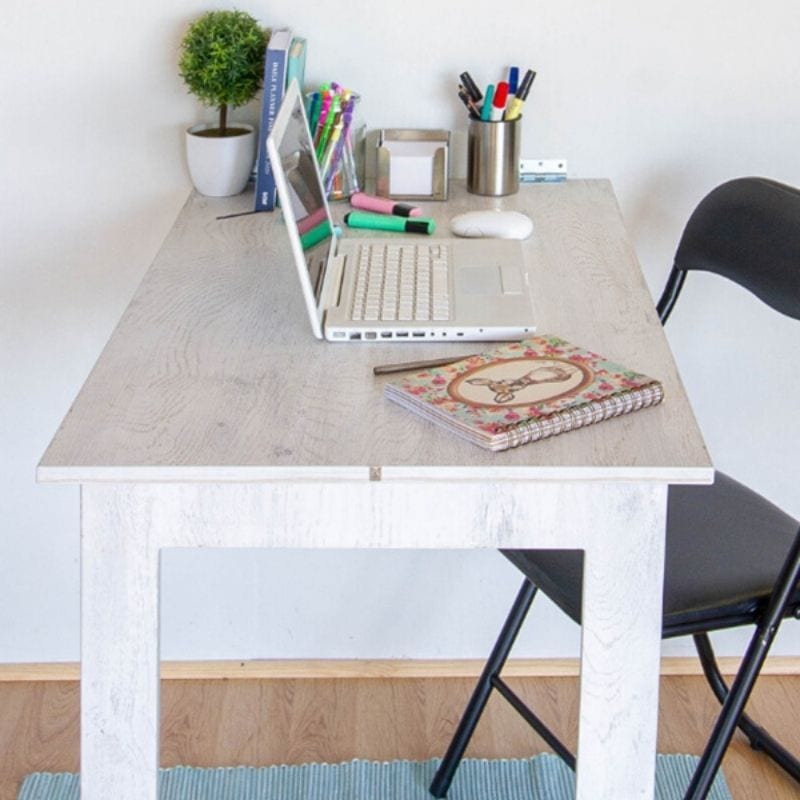 SpaceSave Fold Up Wall Desk 100x60cm 36