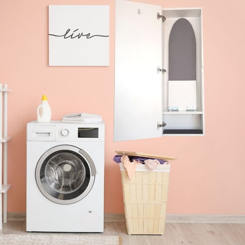 SpaceSave Wall Mounted Ironing Board Cupboard 34