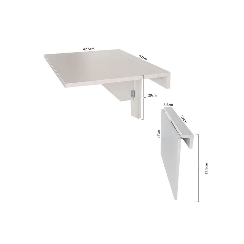 SpaceSave Folding Wall Mounted Drop Leaf Table