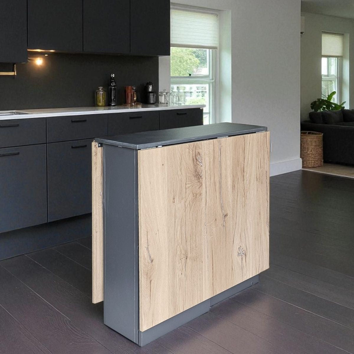 Folding 4-in-1 Console Table Desk