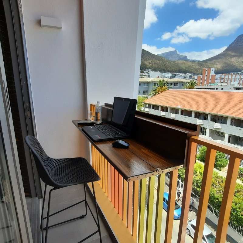 Balcony Table Foldable Pine 120cm