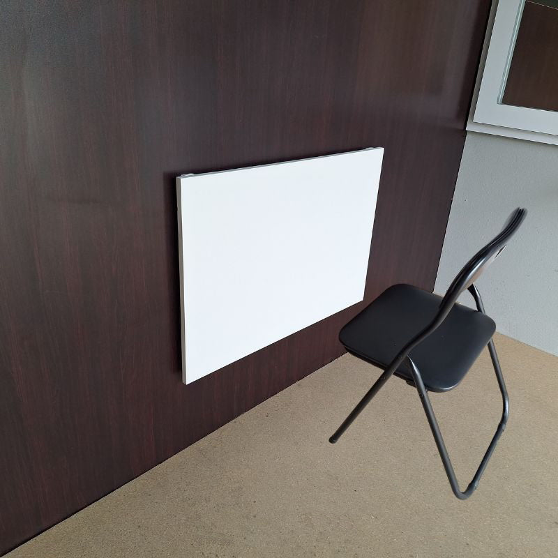 Eezy Fold Down Wall Mounted Desk Table 80x50cm - White