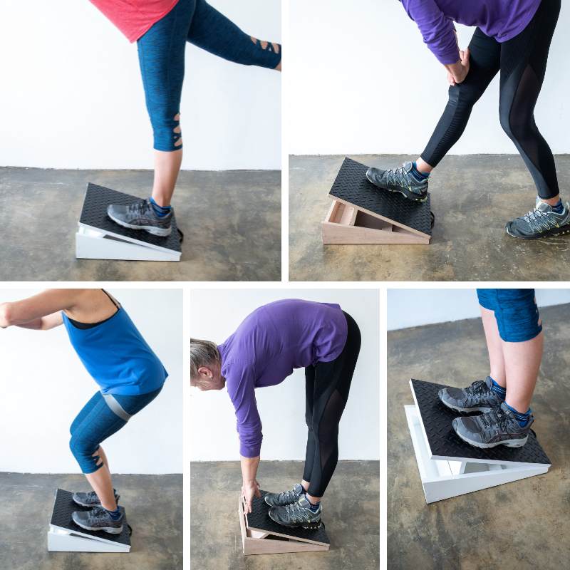 SpaceSave Ergo Adjustable Footrest & Exercise Slant Board