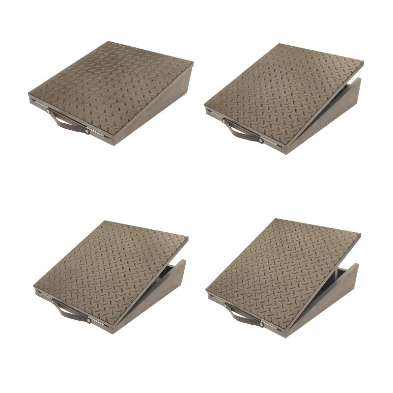 SpaceSave Ergo Adjustable Footrest and Exercise Slant Board - Graphite