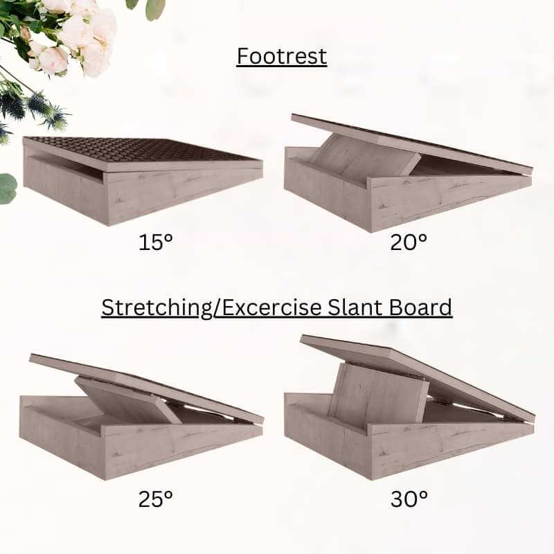 SpaceSave Ergo Adjustable Footrest & Exercise Slant Board