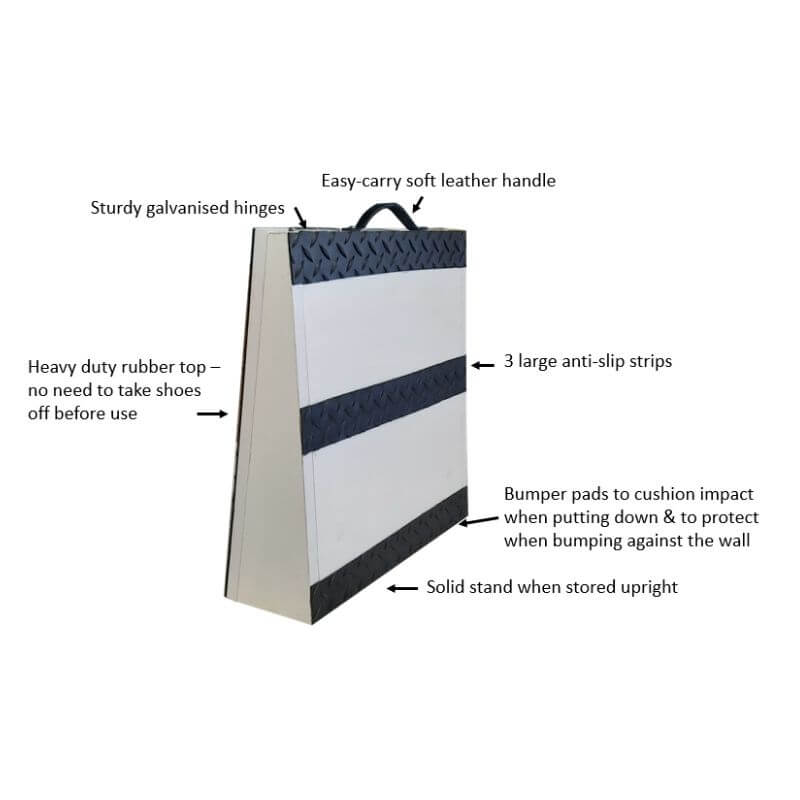 SpaceSave Ergo Adjustable Footrest & Exercise Slant Board