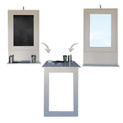 Fold Up Wall Mounted Desk Combo 100x60cm