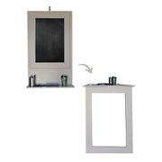 Fold Up Wall Mounted Desk & Blackboard 100x60cm