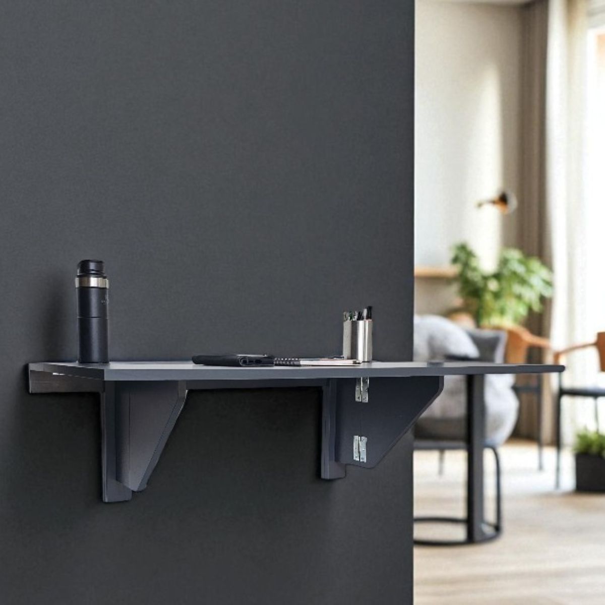Smartfold Wall-Mounted Drop Leaf Table 100x53cm