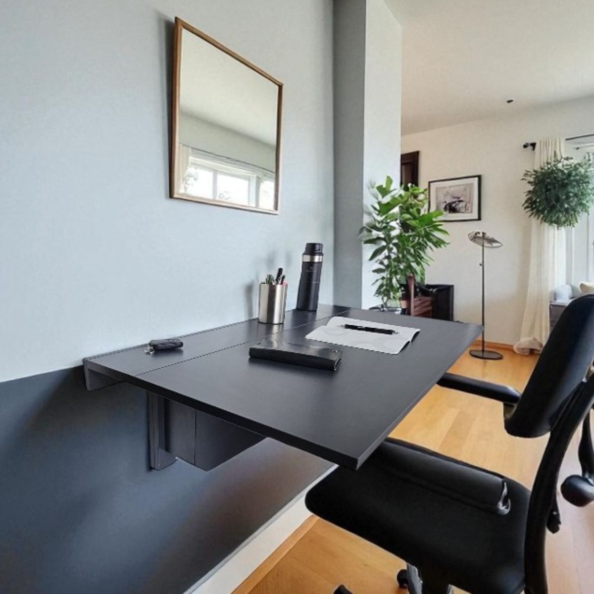 Smartfold Wall-Mounted Drop Leaf Table 100x53cm