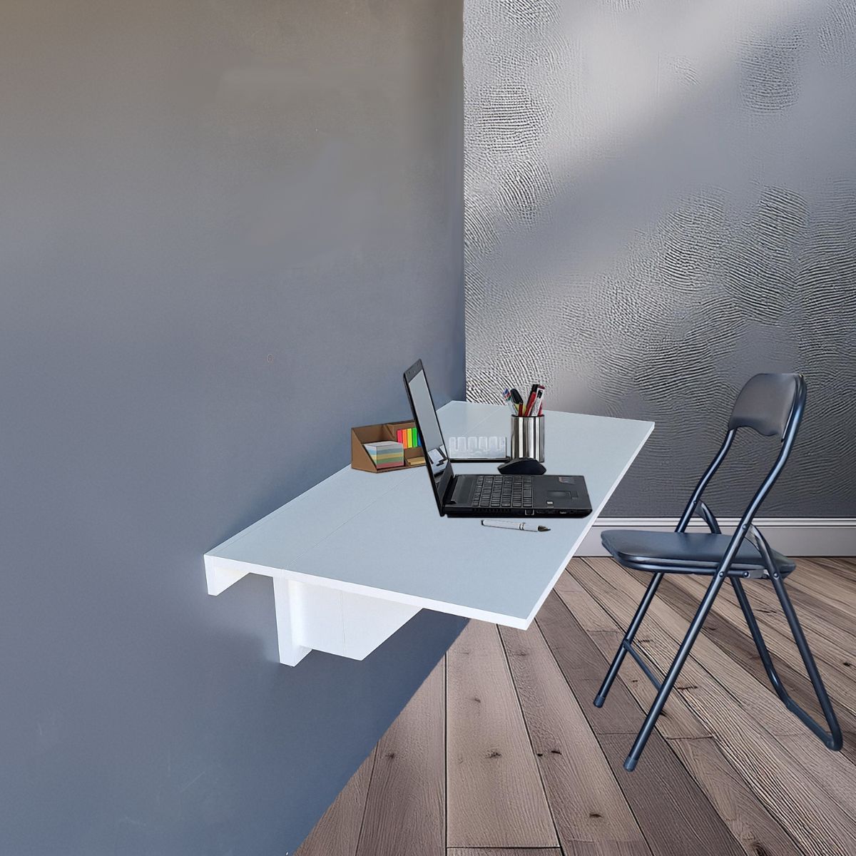 SapceSaveSmartfold Wall-Mounted Drop Leaf Console Table