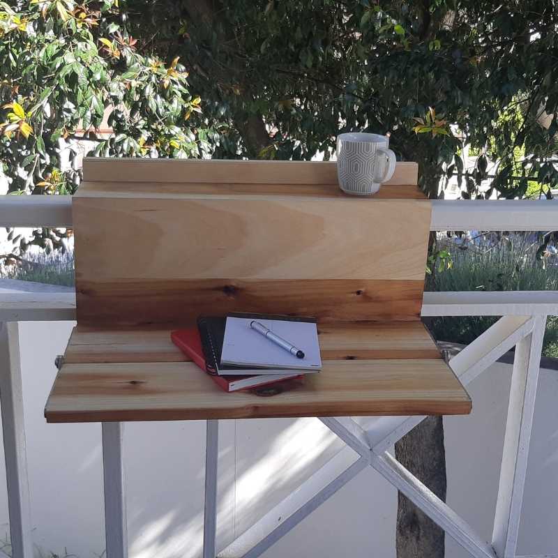 SpaceSave Hanging Balcony Table