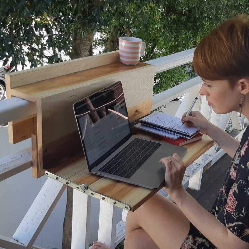 SpaceSave Hanging Balcony Table