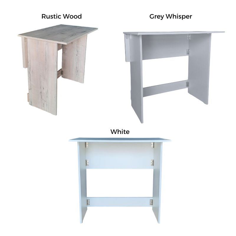 SpaceSave Flip n Flat Folding Desk 80x50cm - Colours
