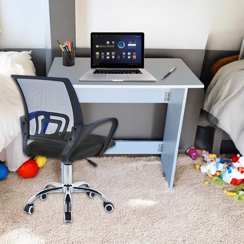 SpaceSave Flip n Flat Folding Desk 80x50cm - Grey Whisper