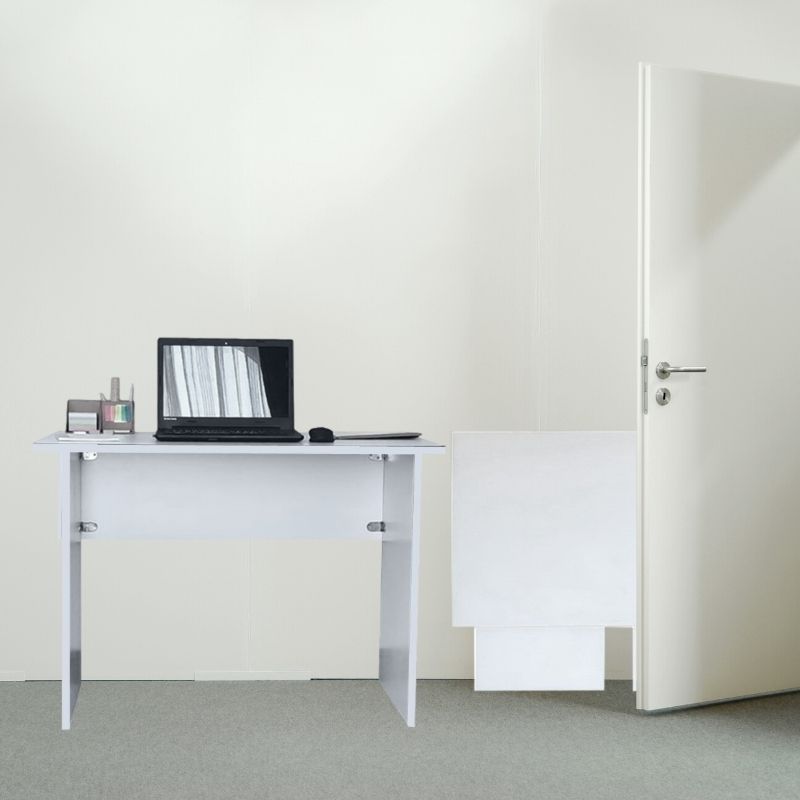 SpaceSave Flip n Flat Folding Desk 100x60cm - White