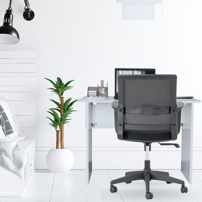 SpaceSave Flip n Flat Folding Desk 100x60cm - White