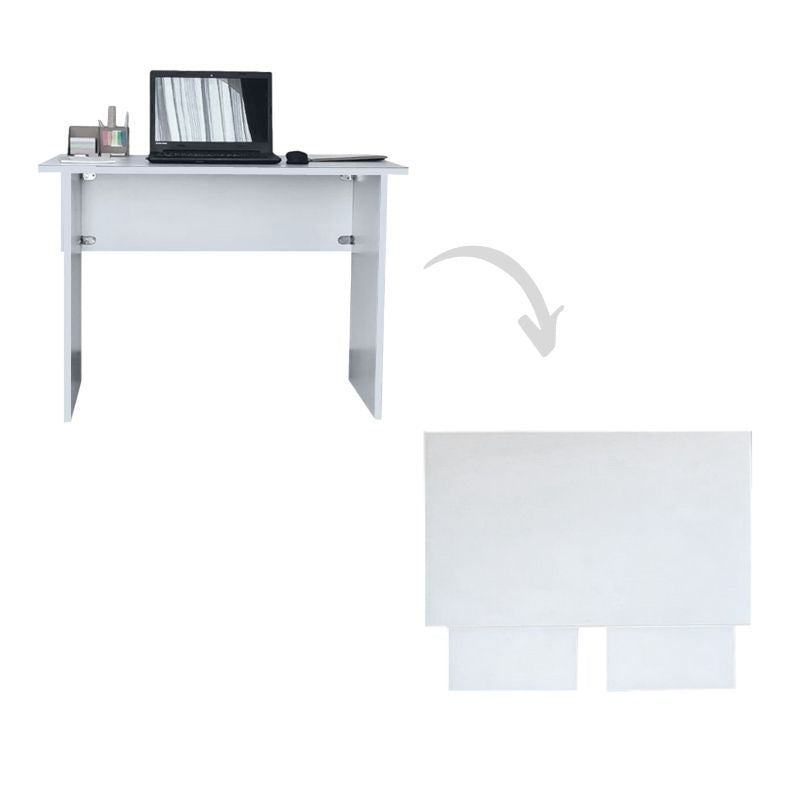 SpaceSave Flip n Flat Folding Desk 100x60cm - White