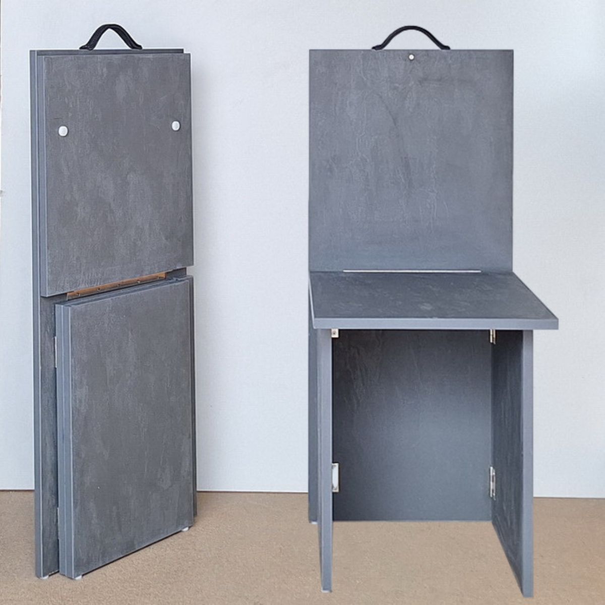 SpaceSave Flip n Flip Chair - Graphite