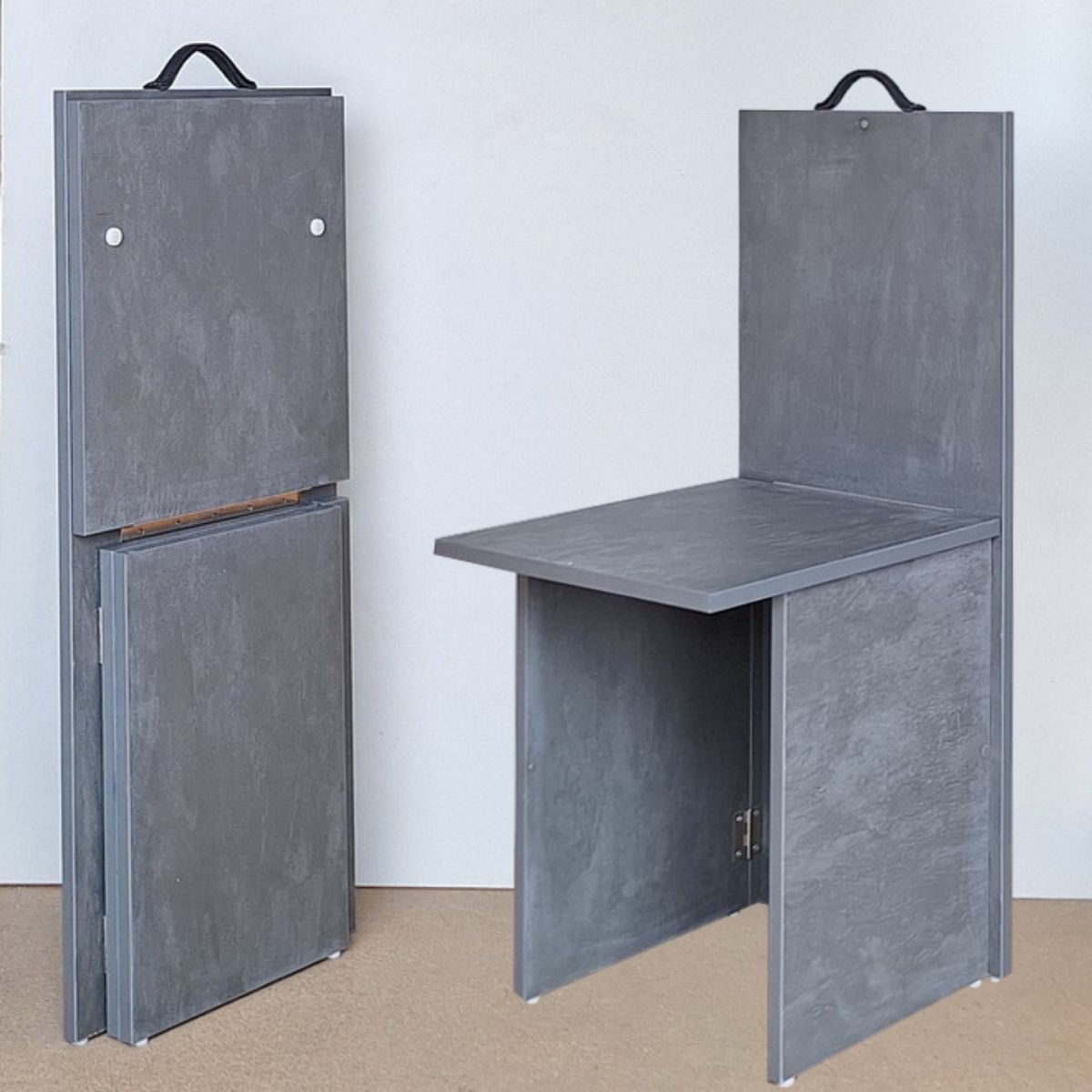 SpaceSave Flip n Flip Chair - Graphite
