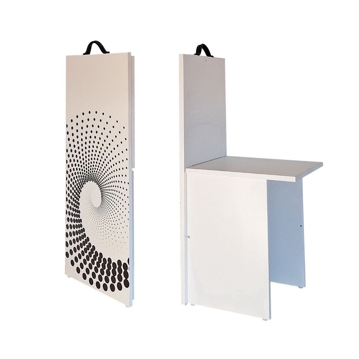 SpaceSave Flip n Flip Chair - White