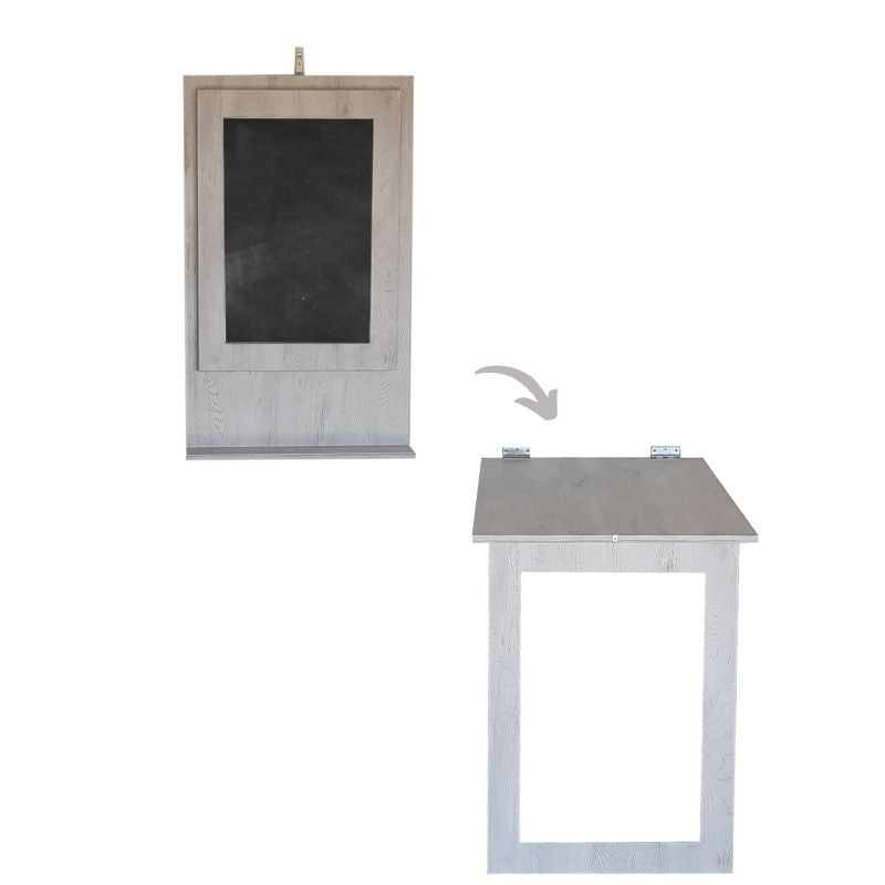 Fold Up Wall Mounted Desk & Blackboard 100x60cm