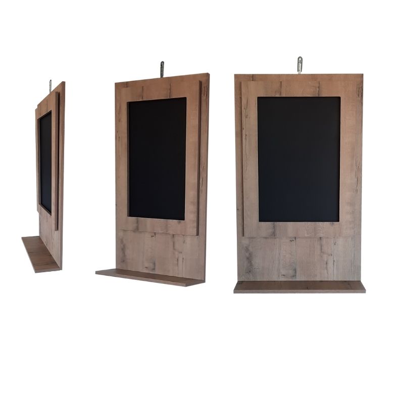SpaceSave Fold Up Wall Mounted Desk with Blackboard