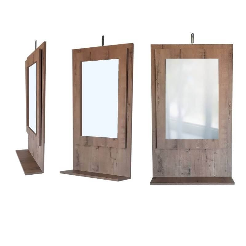 Fold Up Wall Mounted Desk & Mirror 100x60cm