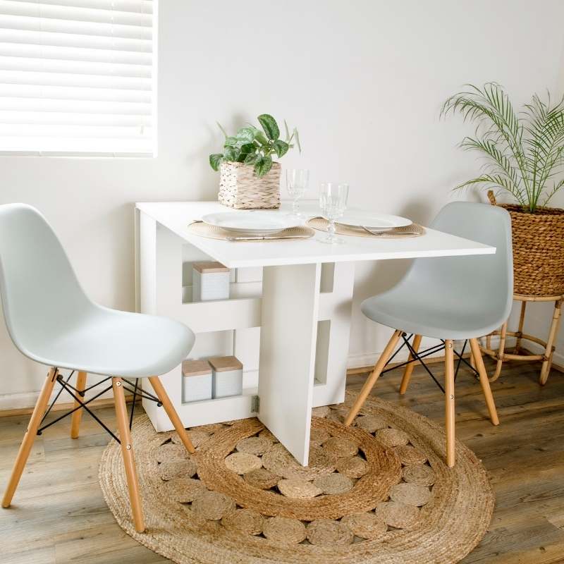 SpaceSave Folding 4 in 1 Console Table Desk