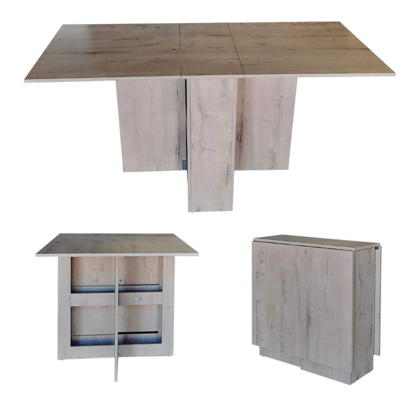 SpaceSave Folding 4 in 1 Console Table Desk