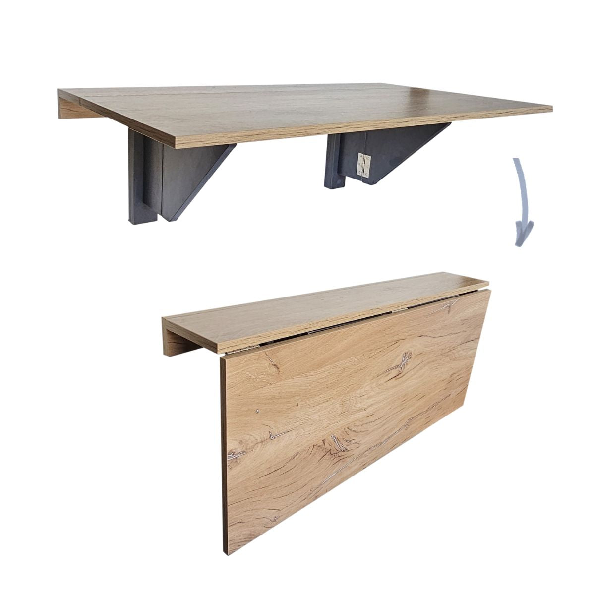 SpaceSave SmartFold Drop Leaf Console Table - Midnight Mystic River