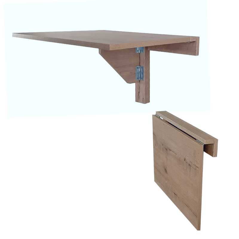 SpaceSave Folding Wall Mounted Drop Leaf Table 57x37cm
