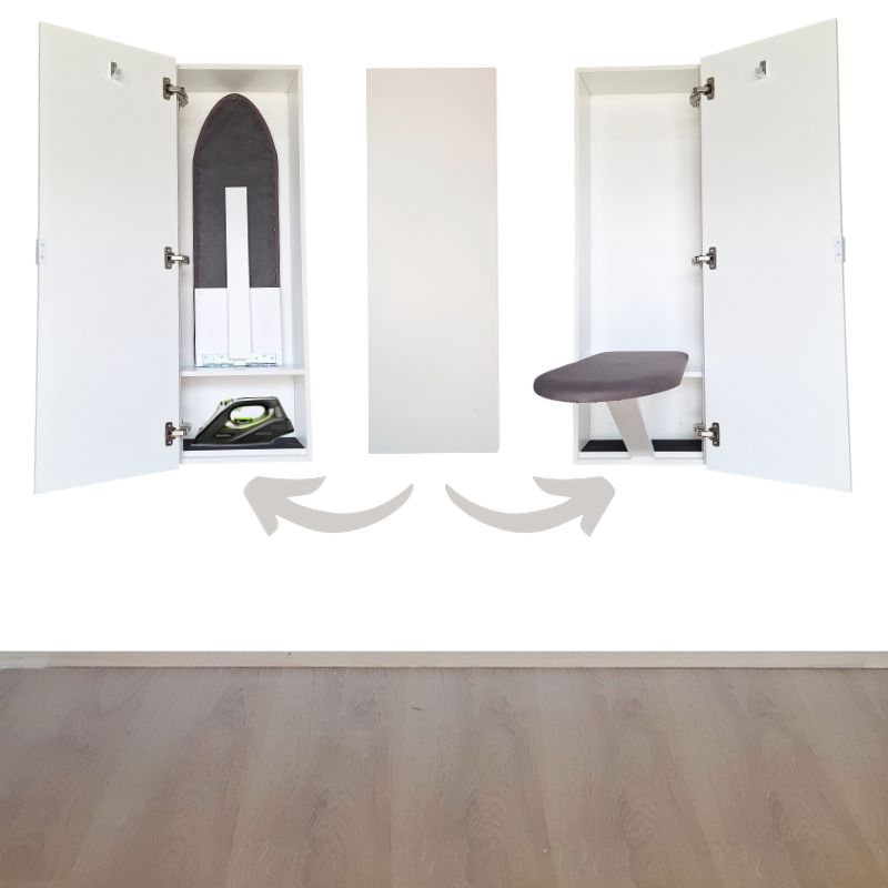 SpaceSave Wall Mounted Ironing Board Cupboard