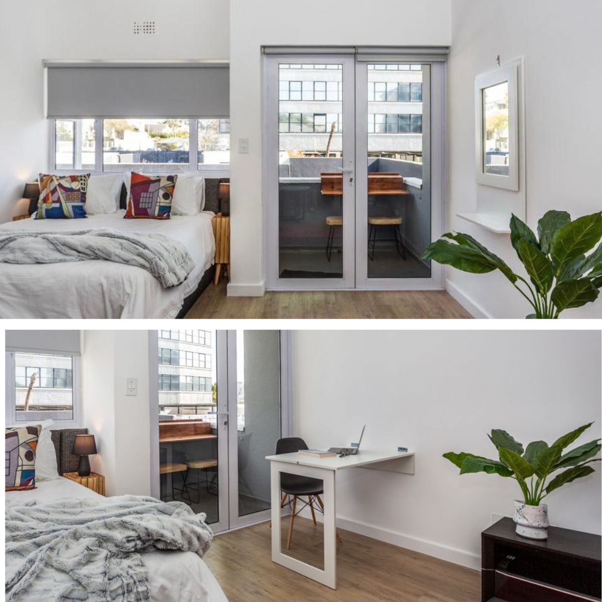 Fold Up Wall Mounted Desk Combo 100x60cm