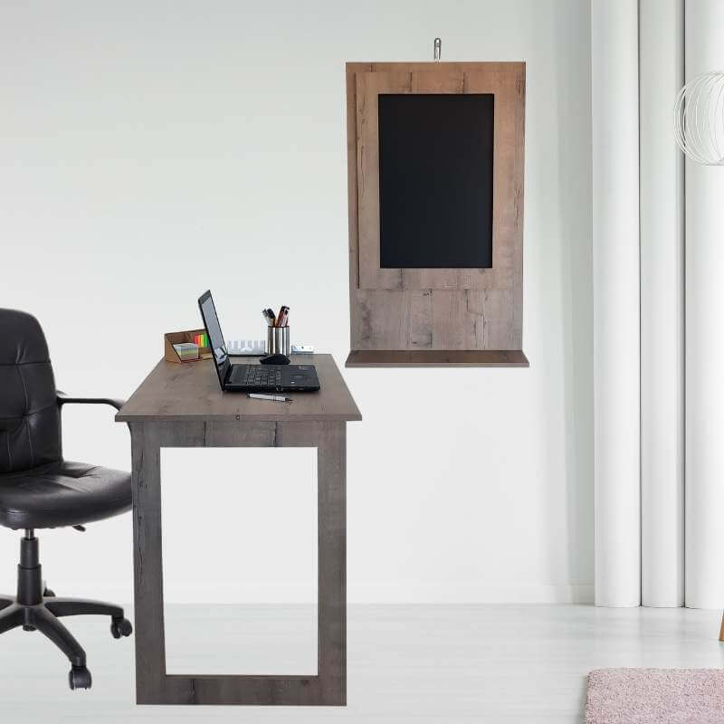 Fold Up Wall Mounted Desk Combo 100x60cm