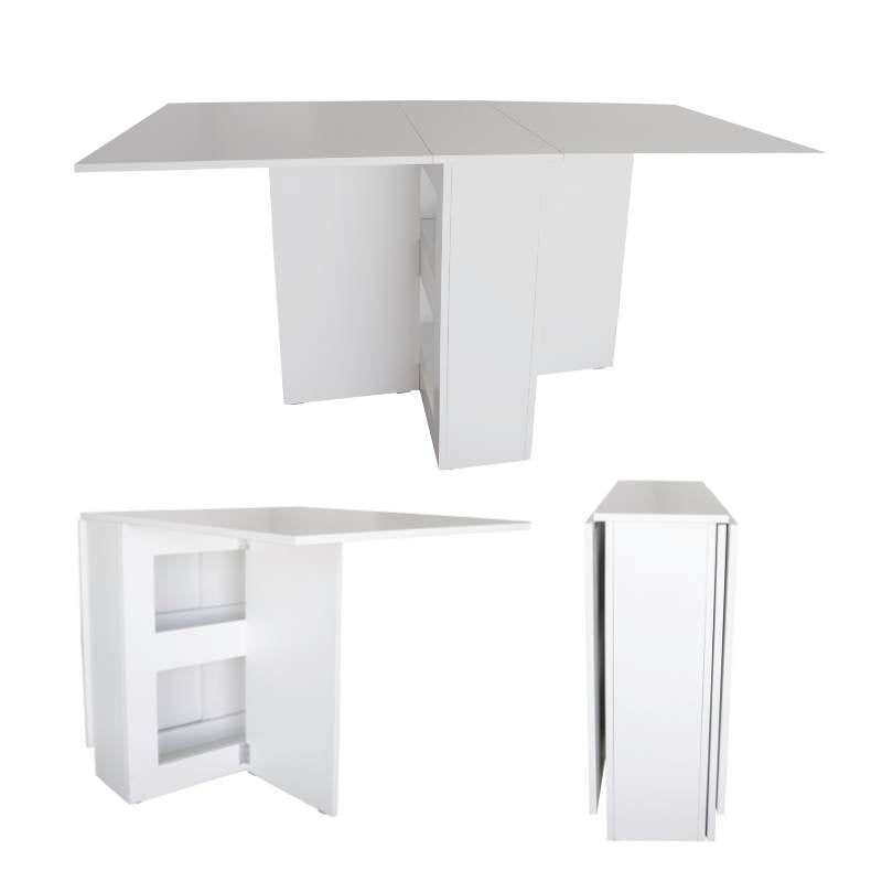 SpaceSave Folding 4 in 1 Console Table Desk