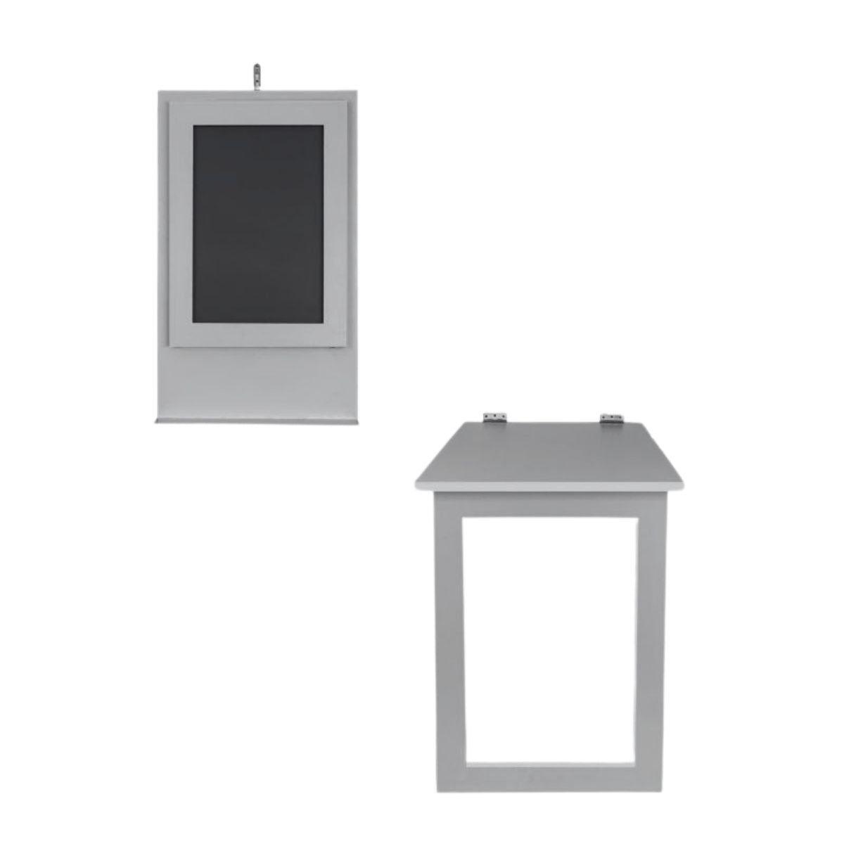 Fold Up Wall Mounted Desk & Blackboard 100x60cm